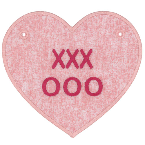 PK50002 In The Hoop Candy Heart Bunting