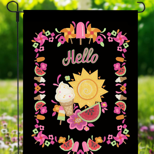 Summer Garden Flag