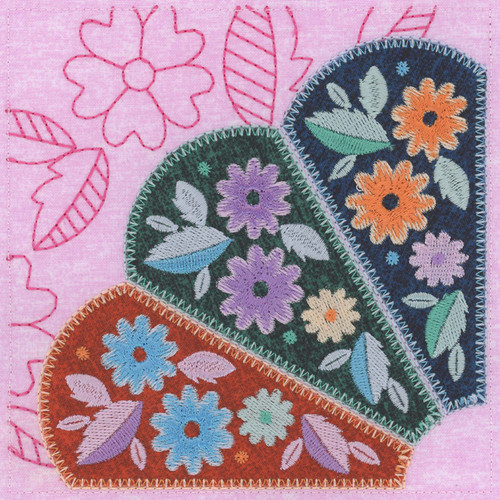 Flower Dresden Applique 4