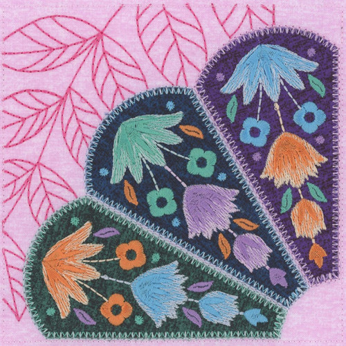 Flower Dresden Applique 9