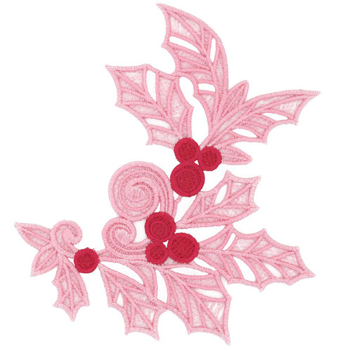 Holly Branch Ornament 1 FSL