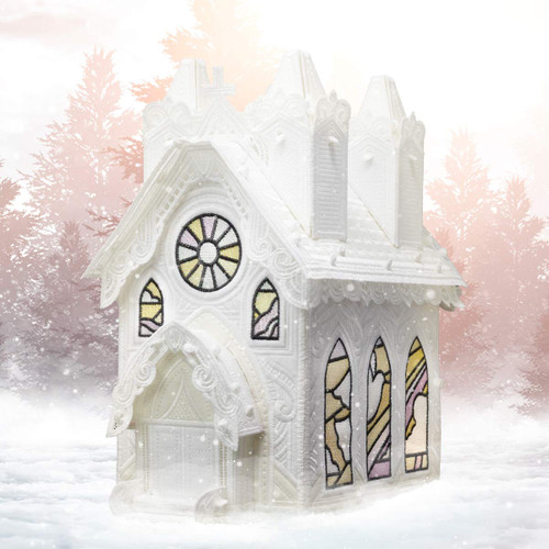 Winter Village Freestanding Cathedral