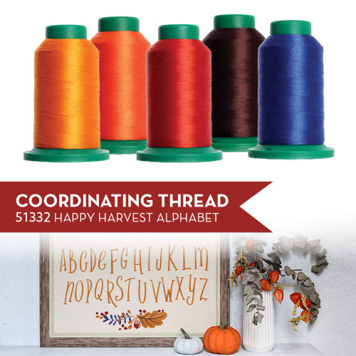 Happy Harvest Alphabet 51332 - Coordinating Thread