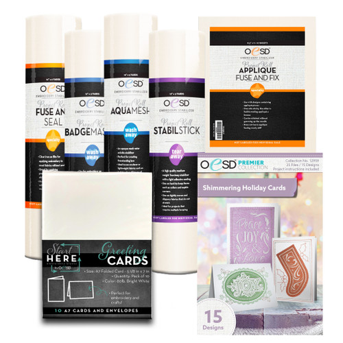 Shimmering Holiday Cards Bundle