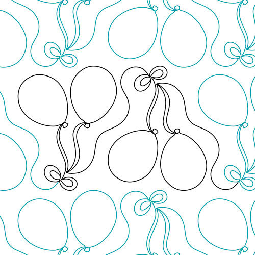 Balloons Straight Border | LA80246-05