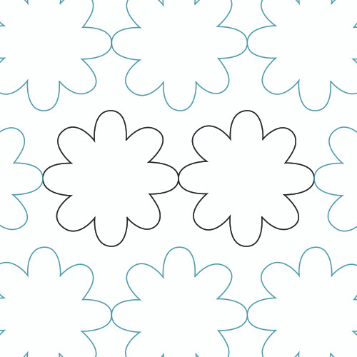 Pebbles Straight Border 4 | LA80220-11