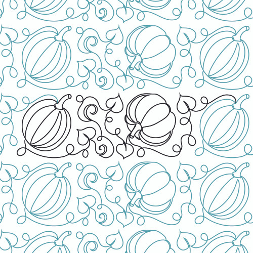 Pumpkin Straight Border 1 | LA80208-04