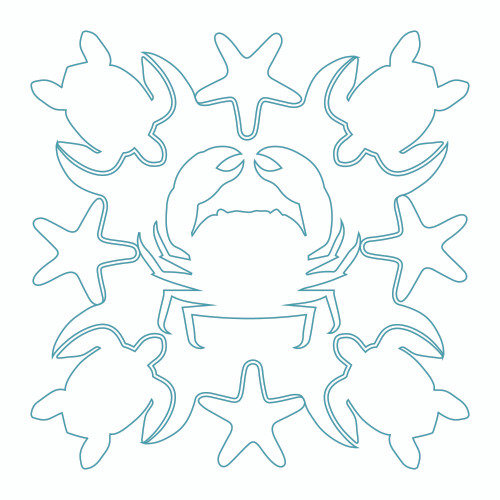 Sea Animals Block | LA80243-01