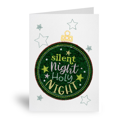 Silent Night Card A7