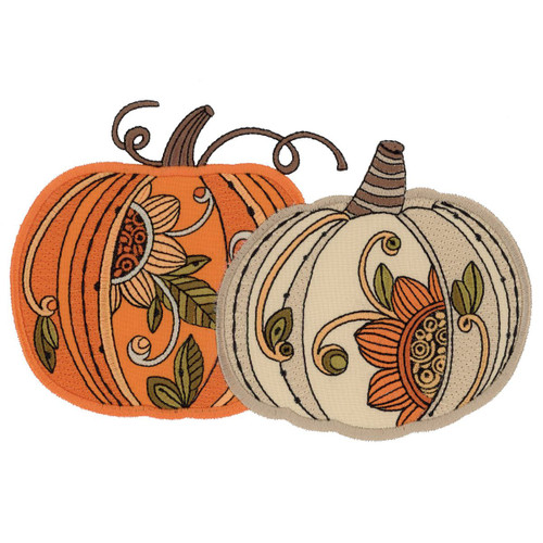 Pumpkin and Spice Applique 8