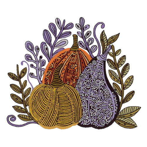 Pumpkin and Spice Applique 10