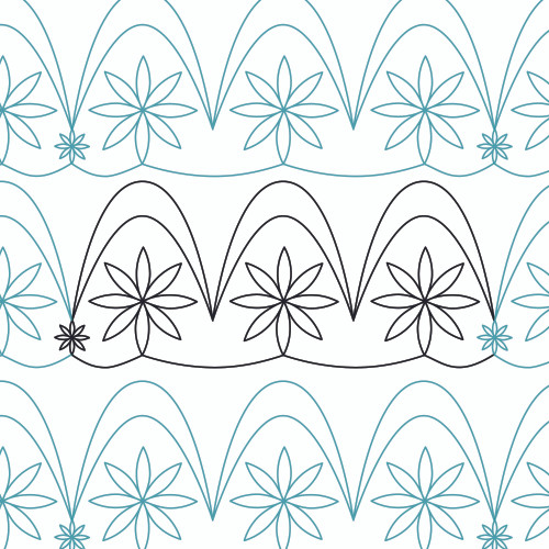 Aster Border | LA80387-15 Aster Border | LA80387-15