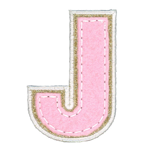 Collegiate Applique Alphabet J