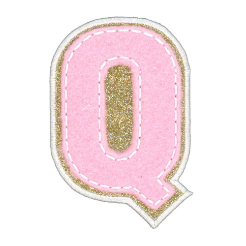 Collegiate Applique Alphabet Q