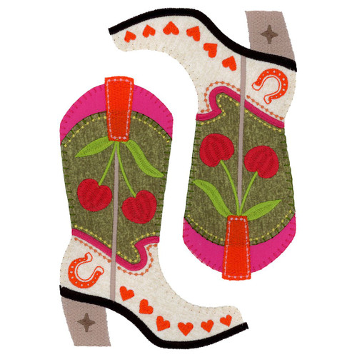 Howdy Cherry Boots
