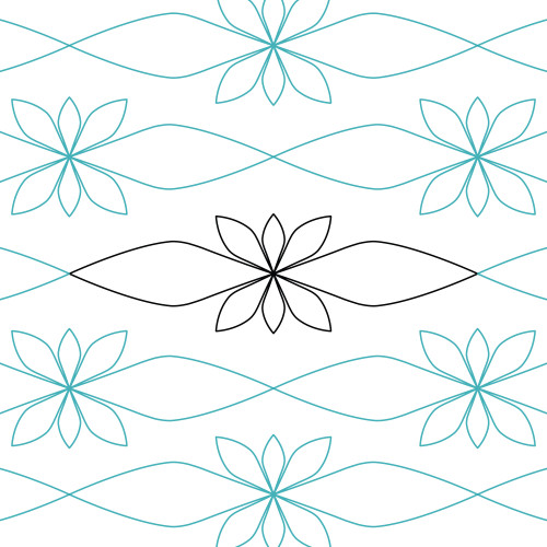 White Flowers 2 Border | LAD90113 White Flowers 2 Border | LAD90113