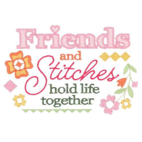 Friends and Stitches Hold Life Together