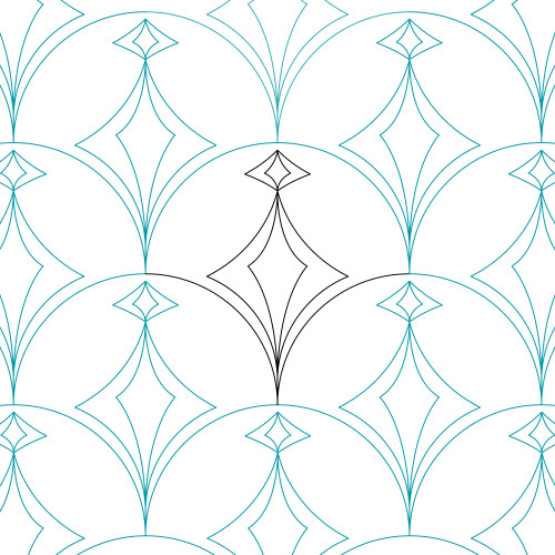 Art Deco Clamshell 4 | LAPK10005-04