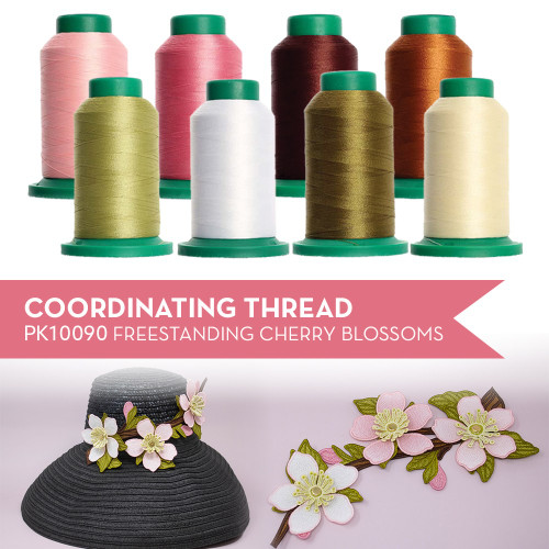 Freestanding Cherry Blossoms PK10090 - Coordinating Thread
