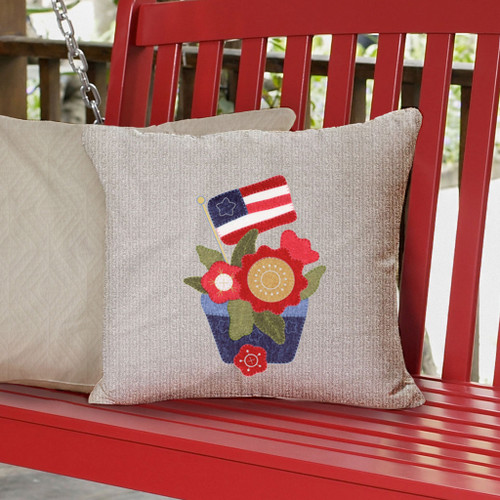 Jumbo Primitive Patriotic Applique