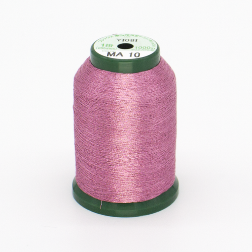 KingStar Metallic Embroidery Thread - Carnation Pink (MA10)