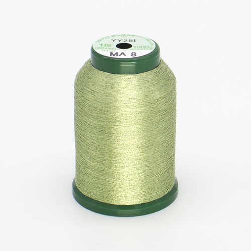 KingStar Metallic Embroidery Thread - Pale Green (MA8)