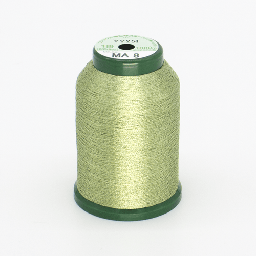 KingStar Metallic Embroidery Thread - Pale Green (MA8)