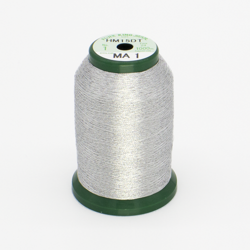 KingStar Metallic Embroidery Thread - Aluminum (MA1)