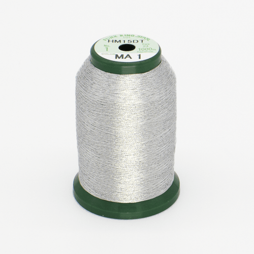 KingStar Metallic Embroidery Thread - Aluminum (MA1)