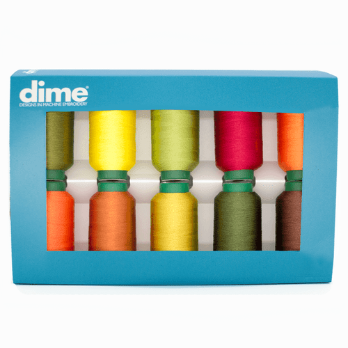 Exquisite Polyester 10 Color Thread Kit - Fall