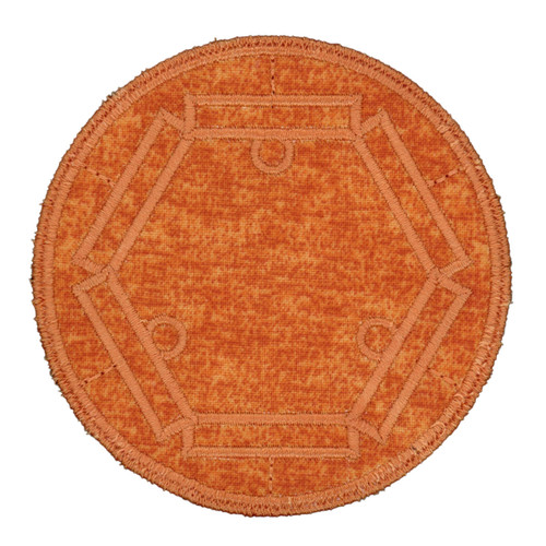 Quilt Pumpkin 2 Stem Base FSA