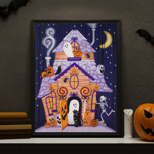 Boo Manor Tiling Scene by Michael Zindell