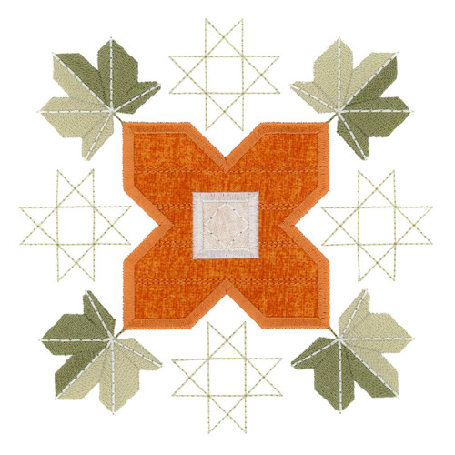 Quilt Block Fall Applique 1