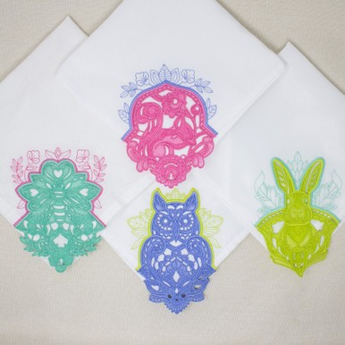 USB - Lace Corners by Tula Pink