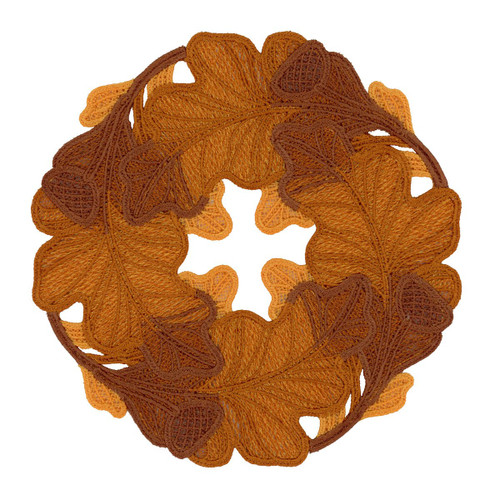 Autumn Oak Lace Doily FSL