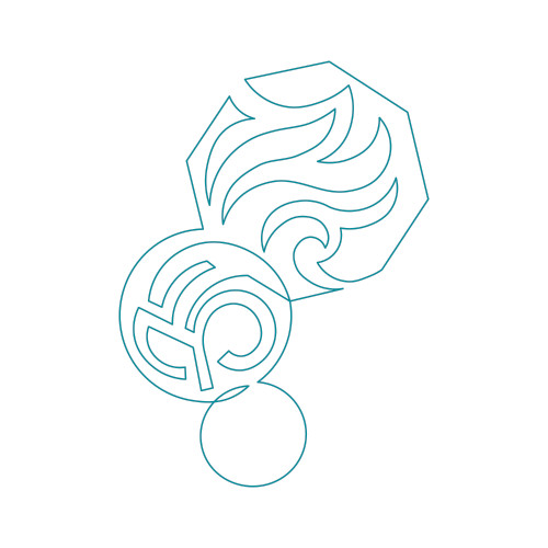 Modern Continuous Line Quilting Motif 7 DIGITAL