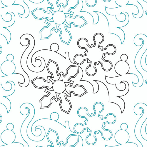 Quilting Snowflake DIGITAL Quilting Snowflake DIGITAL