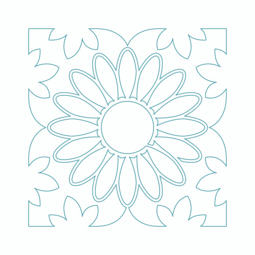 Quilting Flower Block DIGITAL