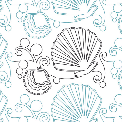 Quilting Seashell DIGITAL