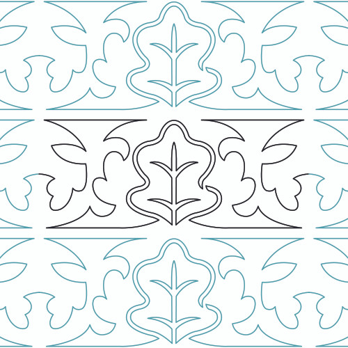 Quilting Leaf Border DIGITAL