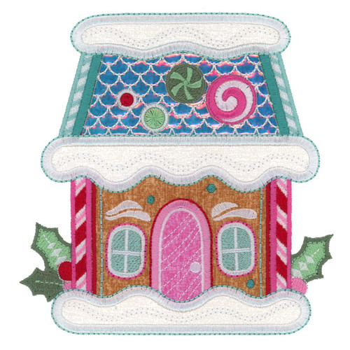 Candy House Applique