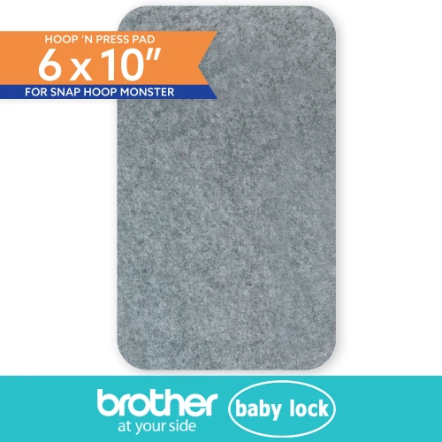 Hoop 'n Press Pads - 6" x 10" for Snap Hoop Monster - Baby Lock - Brother