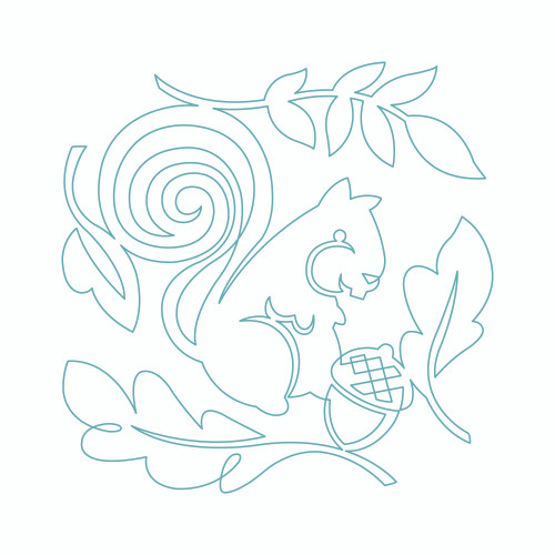 Squirrel Motif DIGITAL