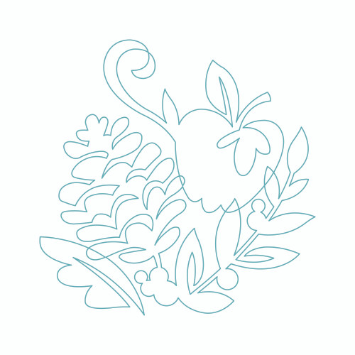 Apple Pinecone Motif DIGITAL Apple Pinecone Motif DIGITAL