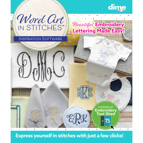 Word Art in Stitches Software