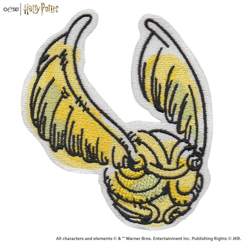 Watercolor Golden Snitch