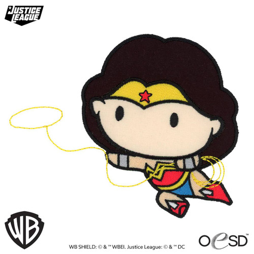 Wonder Woman Chibi Applique 1