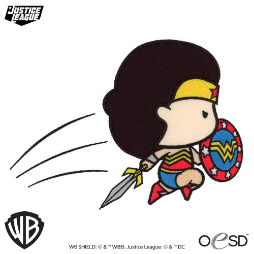 Wonder Woman Chibi Applique 2