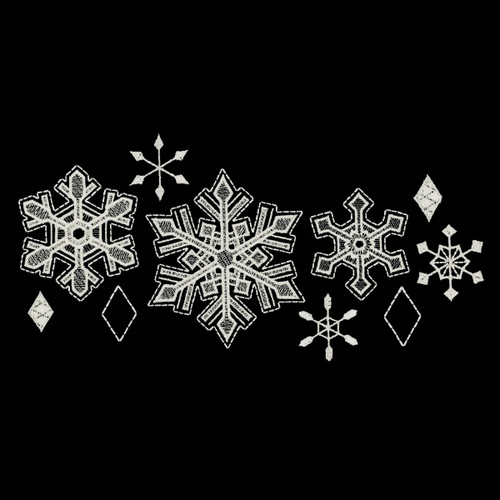Snowflakes Border 1 | PK10120-01