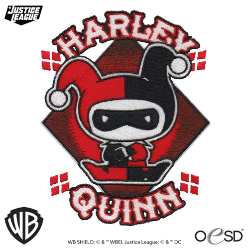 Harley Quinn Logo Chibi